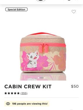 ALOHA Disney Moana sold out nwt cabin crew kit